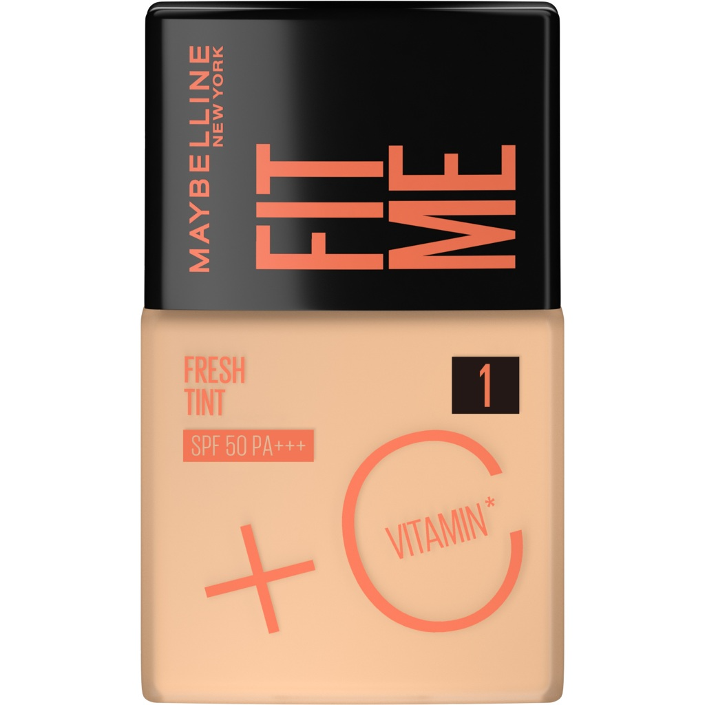 Base Líquida Maybelline NY Fit Me Fresh Tint com Vitamina C e FPS50 - 30ml